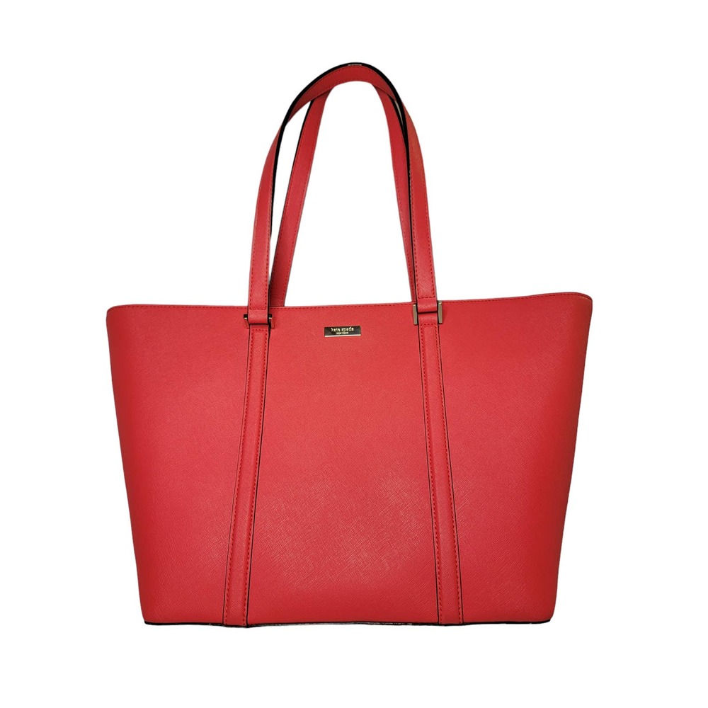Large Kate Spade Coral pebble leather Tote bag